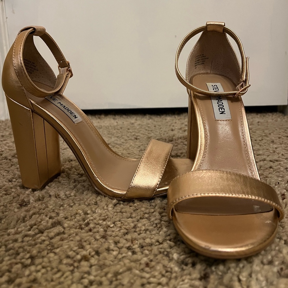 Steve Madden Rose Gold Heels